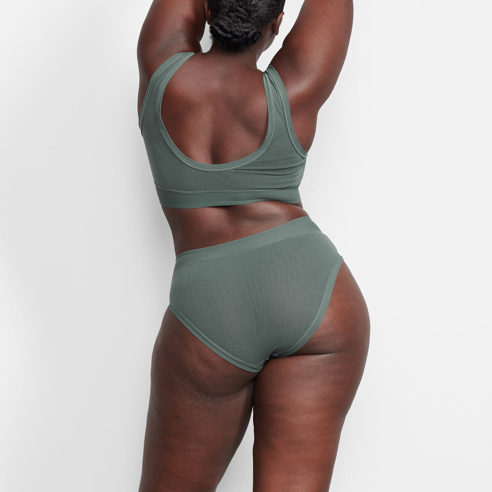 Bralette Skims SUMMER MESH SCOOP Noir | 743XVPSRC