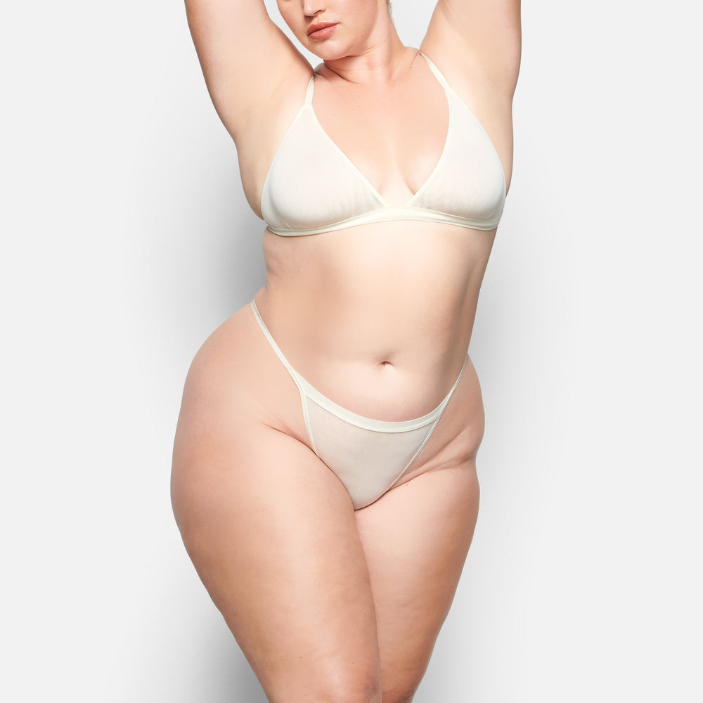 Bralette Skims SUMMER MESH TRIANGLE Blanche | 517HQZRIK