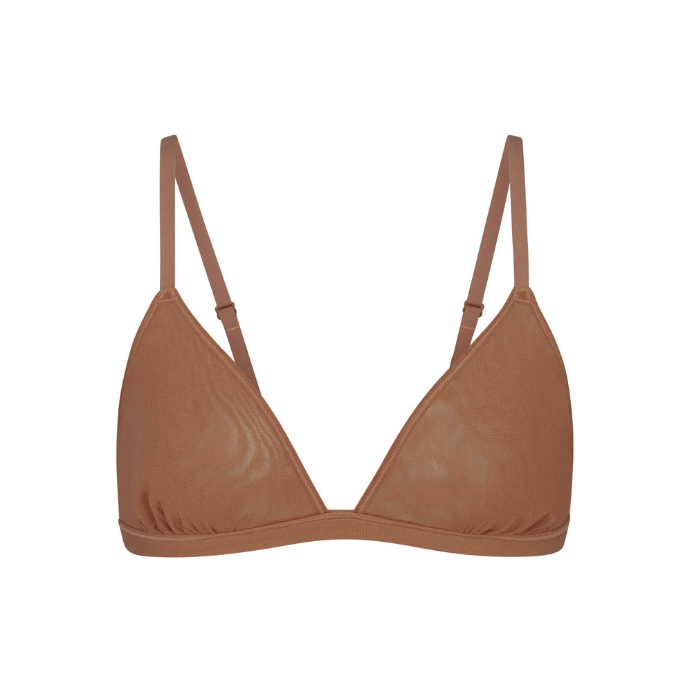 Bralette Skims SUMMER MESH TRIANGLE Marron | 023MQAZVD