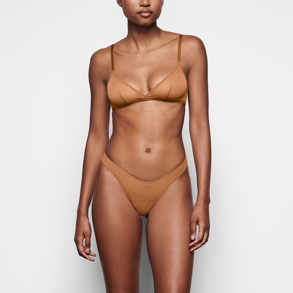Bralette Skims ULTRA FINE MESH TRIANGLE Abricot | 705NLFVRK