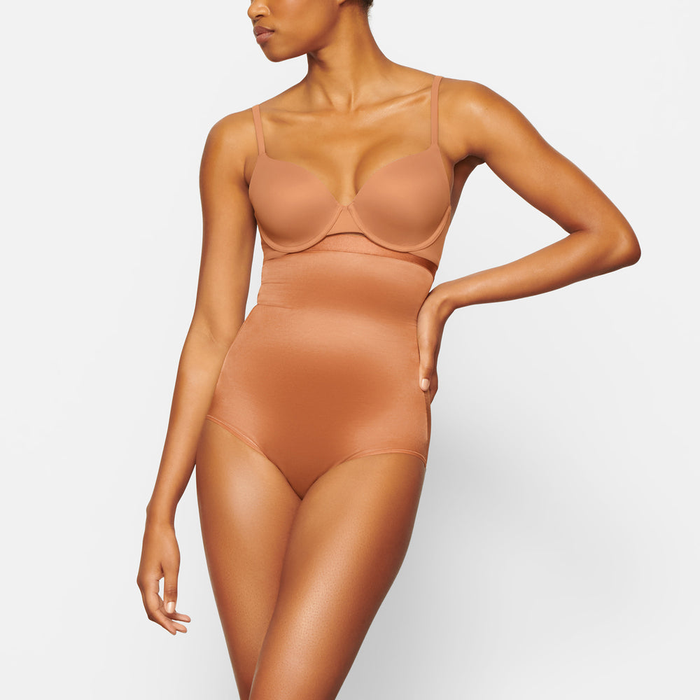 Brief Skims BARELY THERE HIGH WAIST Abricot | 958PQIYMC