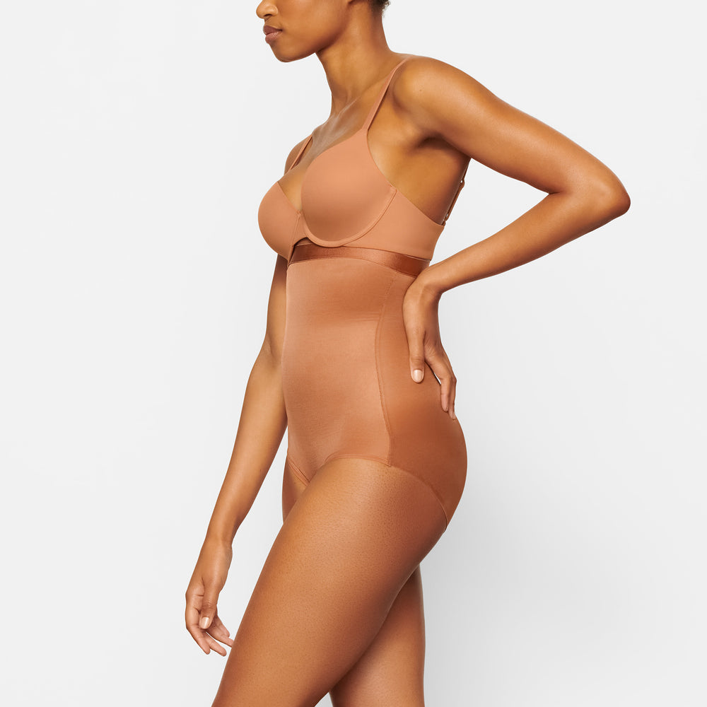 Brief Skims BARELY THERE HIGH WAIST Abricot | 958PQIYMC