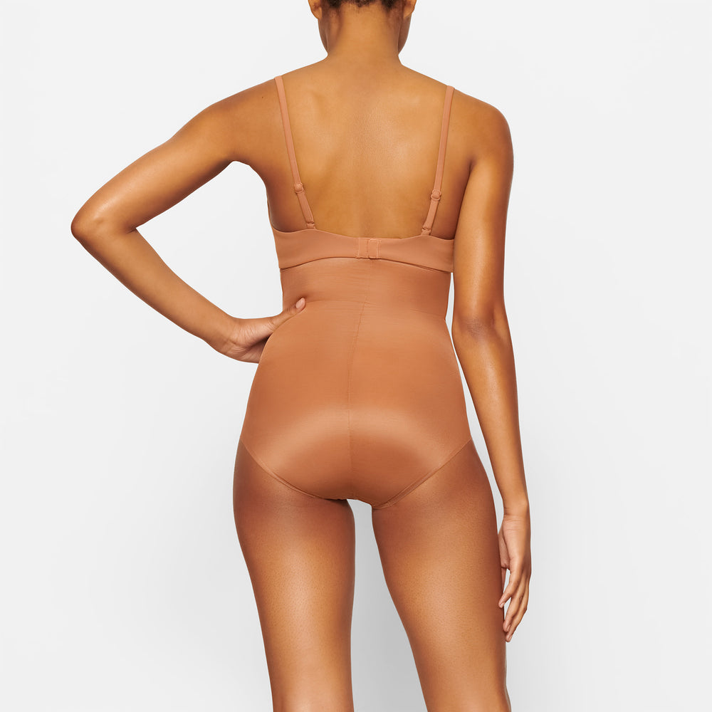 Brief Skims BARELY THERE HIGH WAIST Abricot | 958PQIYMC