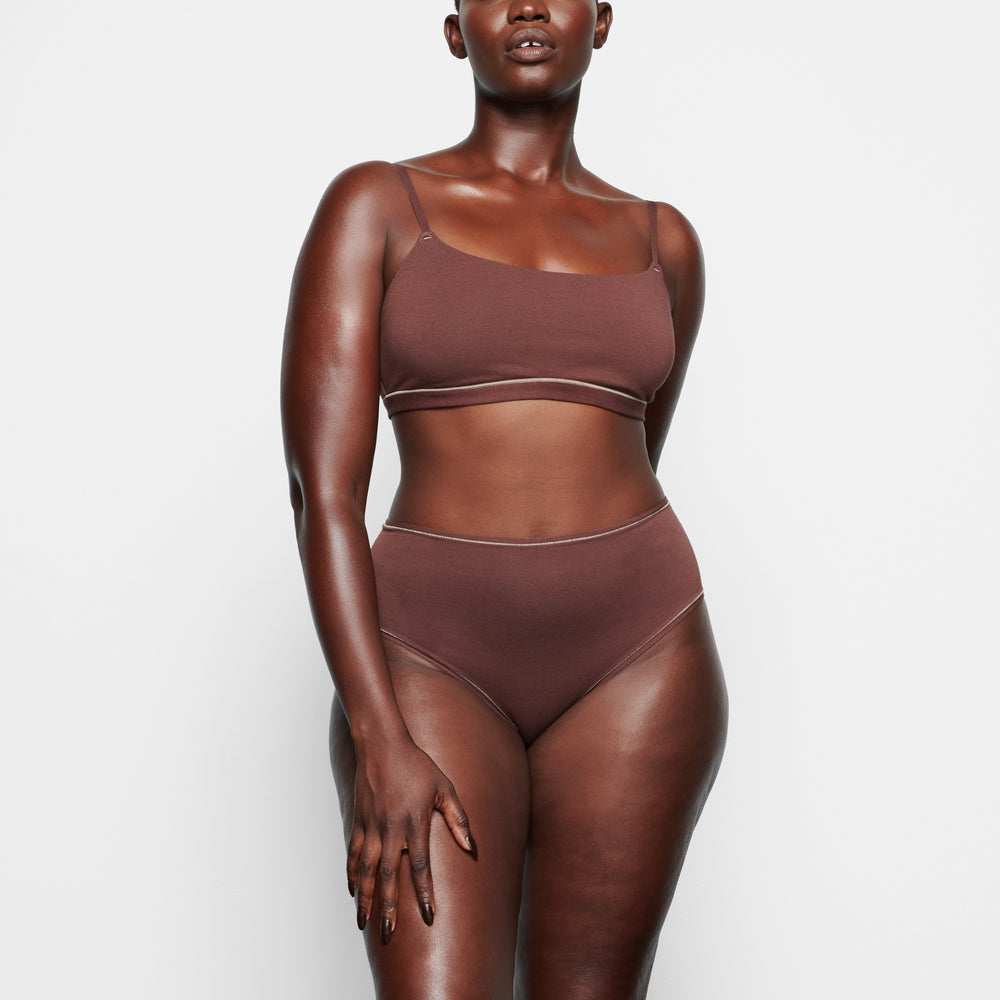 Brief Skims COTTON JERSEY FULL Chocolat | 423WUVPBD
