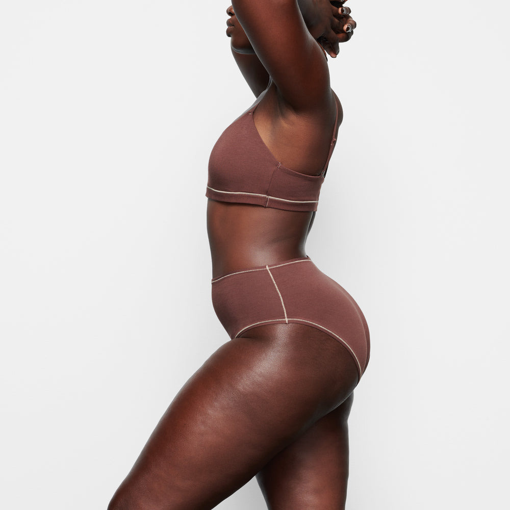 Brief Skims COTTON JERSEY FULL Chocolat | 423WUVPBD