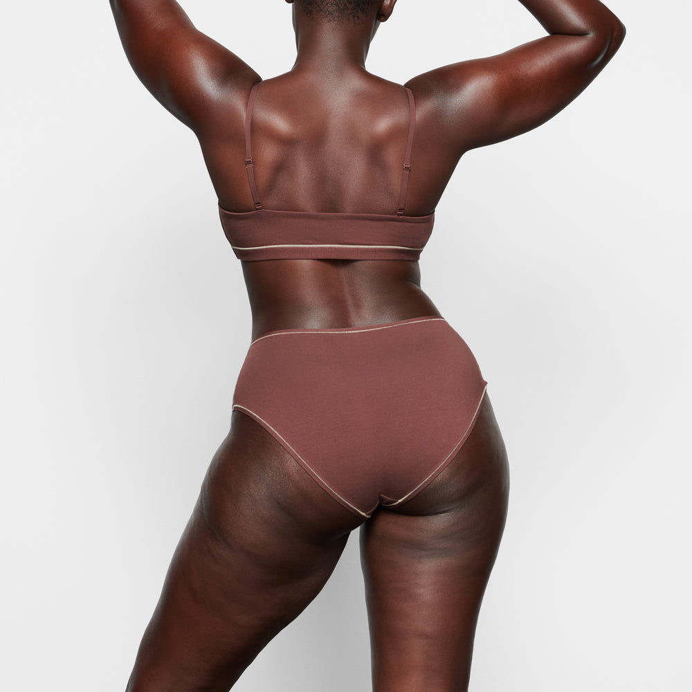 Brief Skims COTTON JERSEY FULL Chocolat | 423WUVPBD