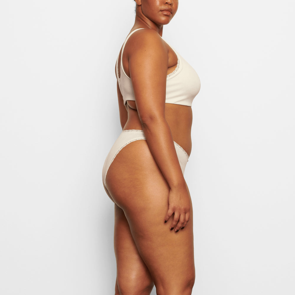 Brief Skims LACE POINTELLE CHEEKY Blanche | 230CDJAKZ