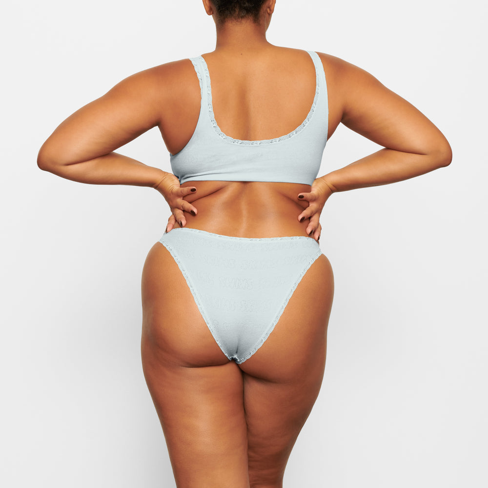 Brief Skims LACE POINTELLE CHEEKY Bleu | 395WATIMU
