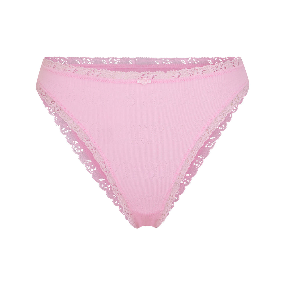 Brief Skims LACE POINTELLE CHEEKY Rose | 834PIAZXK
