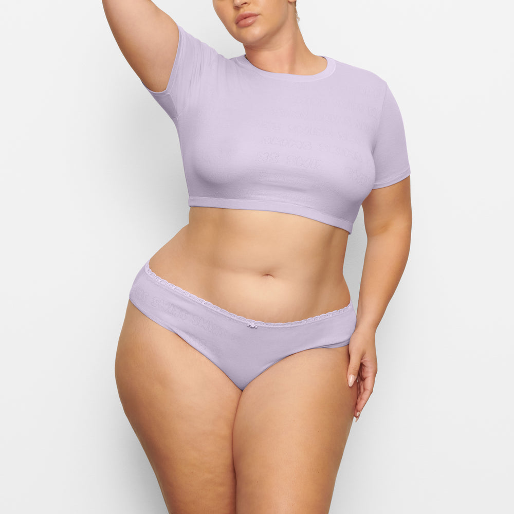 Brief Skims LACE POINTELLE MID RISE Lavande | 860JBUPOW