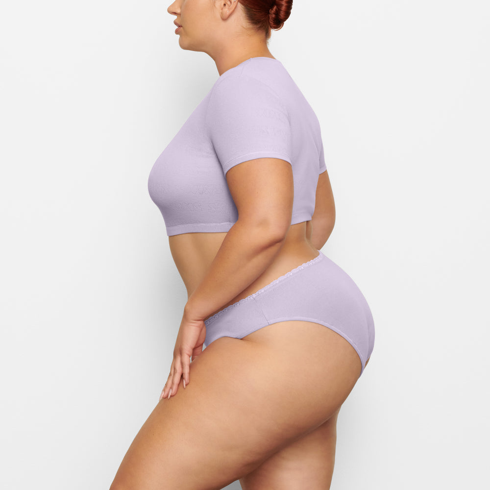 Brief Skims LACE POINTELLE MID RISE Lavande | 860JBUPOW