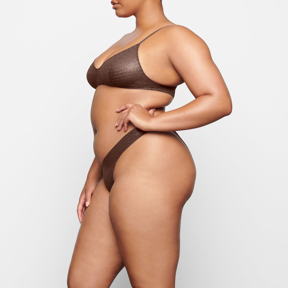 Brief Skims LOGO MESH FOIL CHEEKY Chocolat | 048UHZKCS