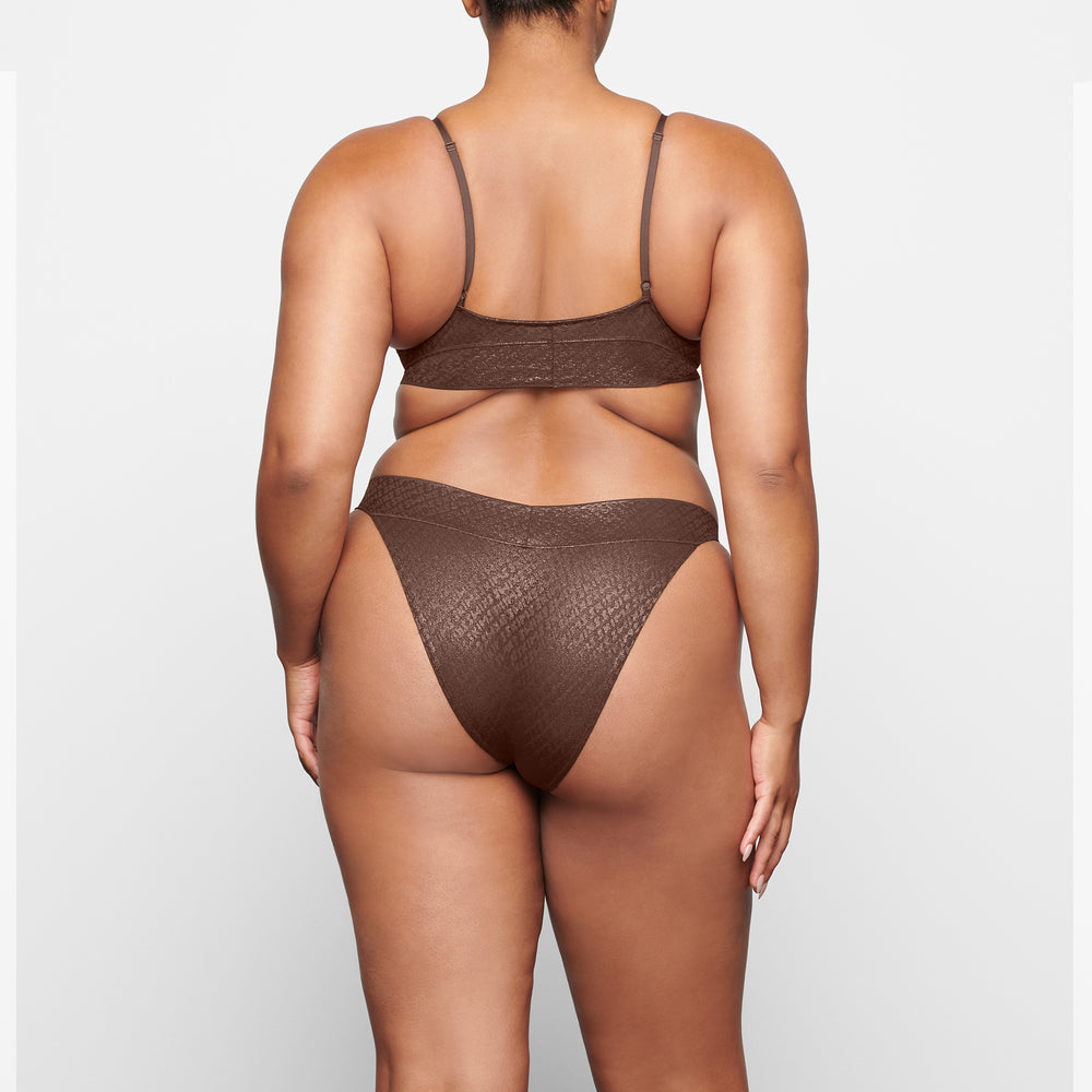 Brief Skims LOGO MESH FOIL CHEEKY Chocolat | 048UHZKCS