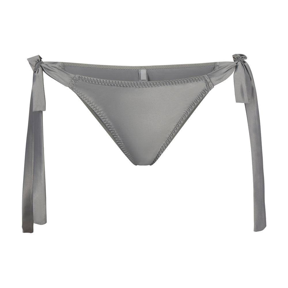 Brief Skims WOVEN SHINE TIE SIDE Grise Clair | 463TQGECP