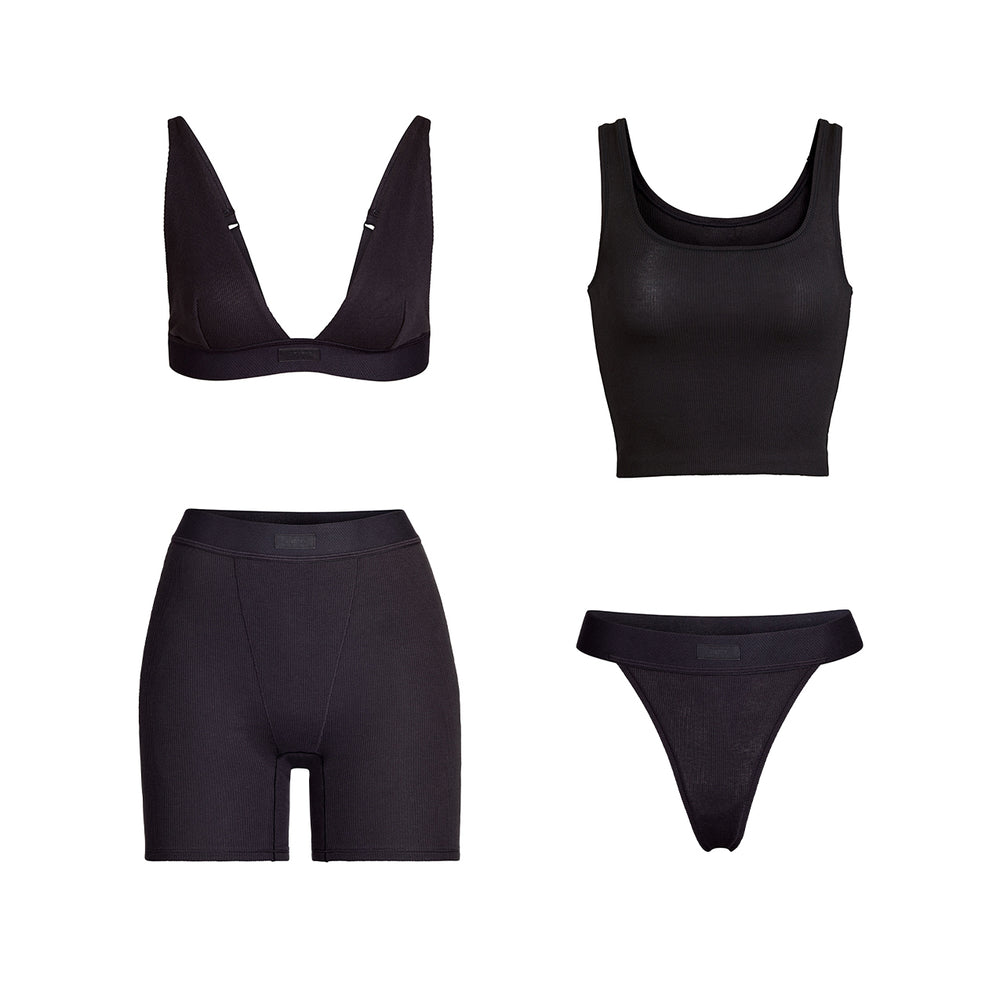 Bundle Skims COTTON EVERYDAY Noir | 709TDSJOG