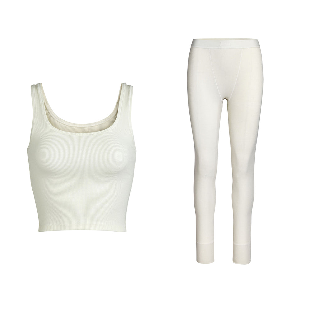 Bundle Skims COTTON LOUNGE Blanche | 561VINGRW