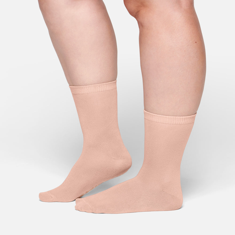 Chaussettes Skims EVERYDAY CREW Beige | 034GSOTPV