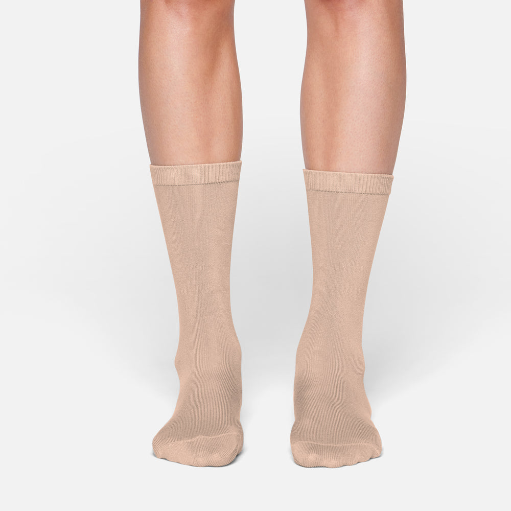 Chaussettes Skims EVERYDAY CREW Beige | 987LBOCWZ