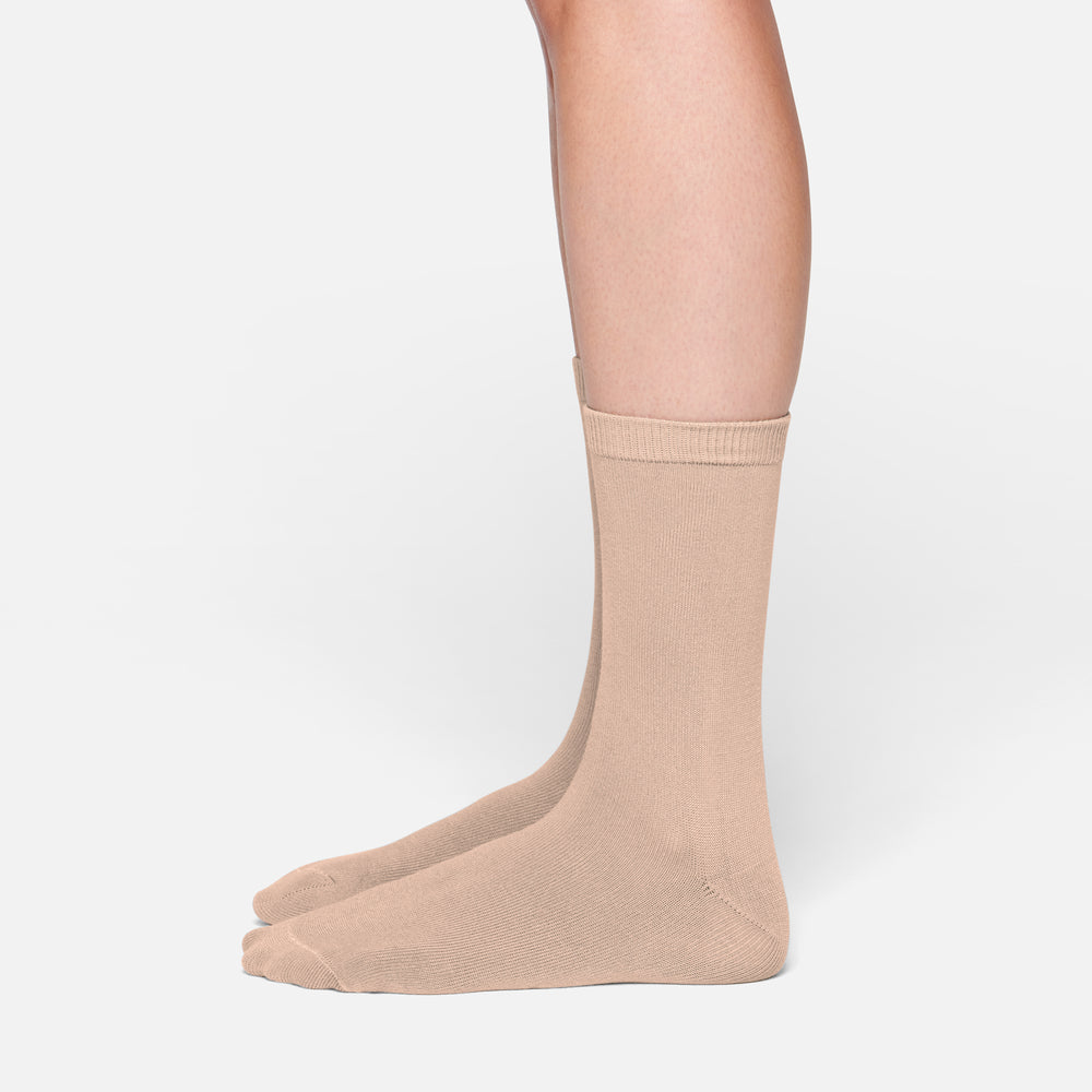 Chaussettes Skims EVERYDAY CREW Beige | 987LBOCWZ