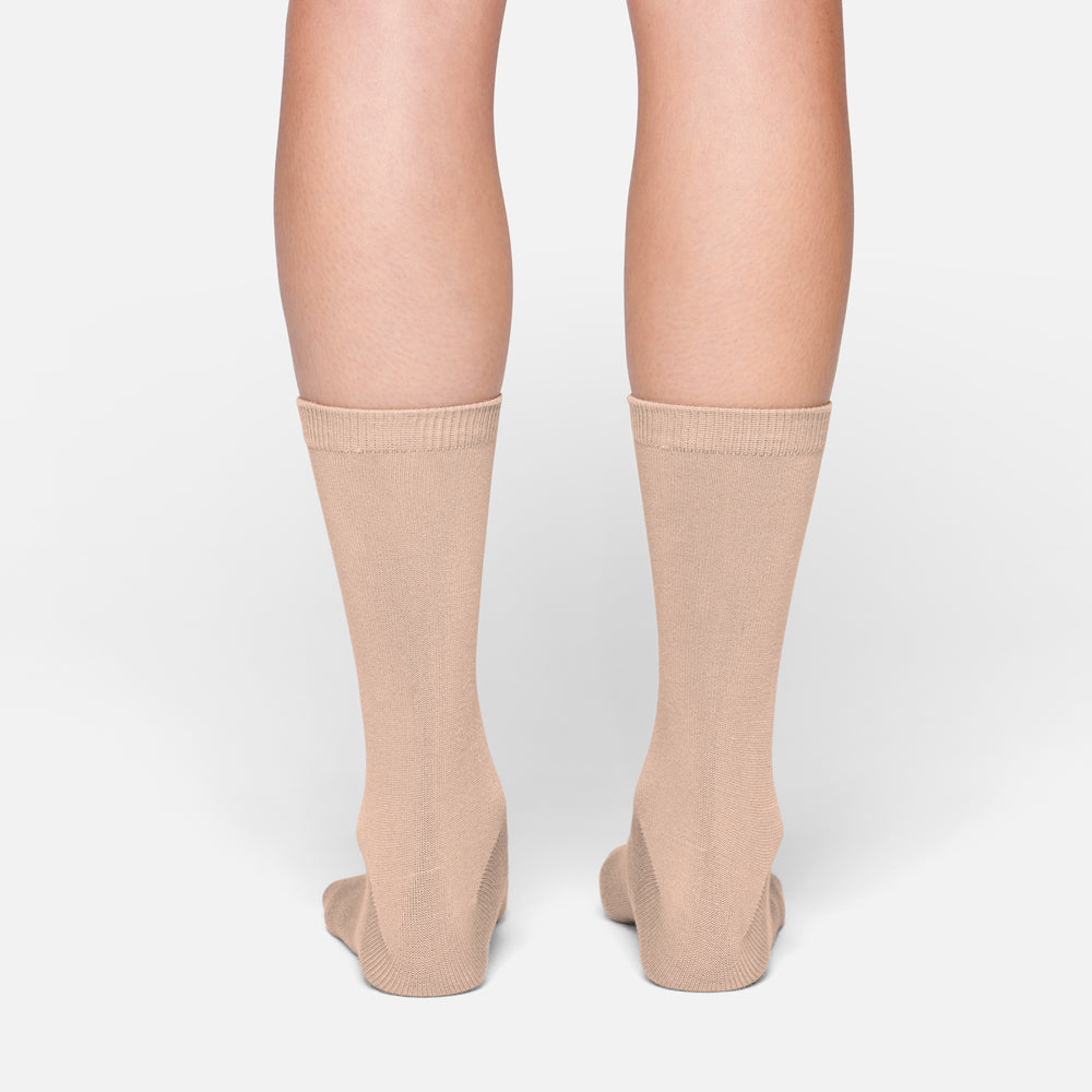 Chaussettes Skims EVERYDAY CREW Beige | 987LBOCWZ