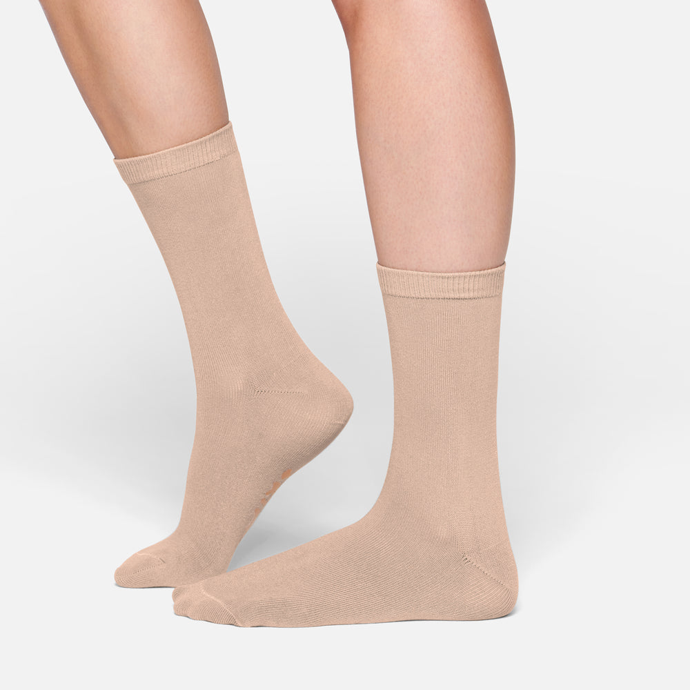 Chaussettes Skims EVERYDAY CREW Beige | 987LBOCWZ