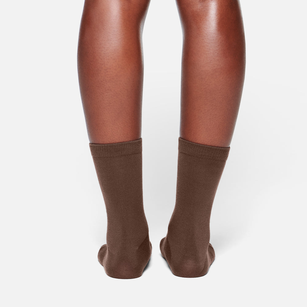 Chaussettes Skims EVERYDAY CREW Chocolat | 871CKVFDX