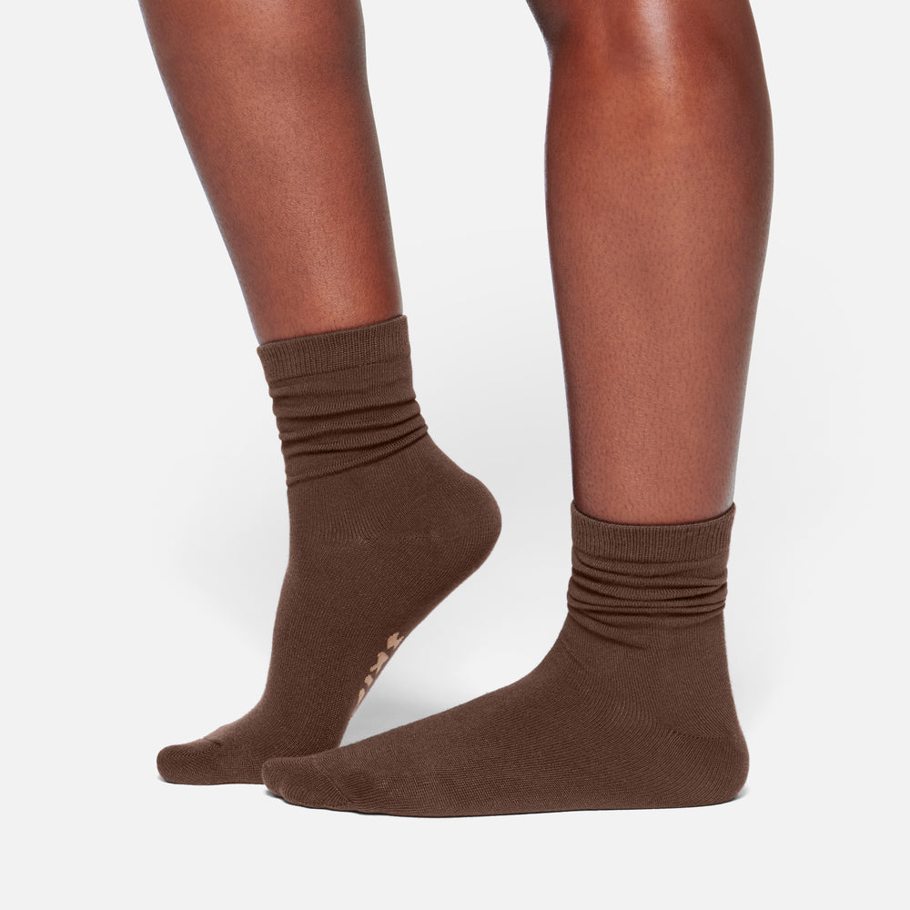 Chaussettes Skims EVERYDAY CREW Chocolat | 871CKVFDX