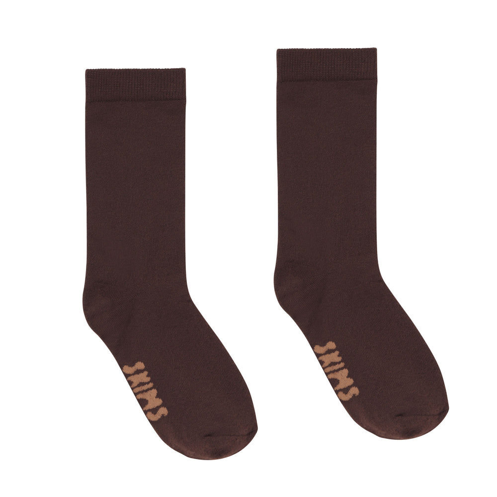 Chaussettes Skims EVERYDAY CREW Chocolat | 871CKVFDX