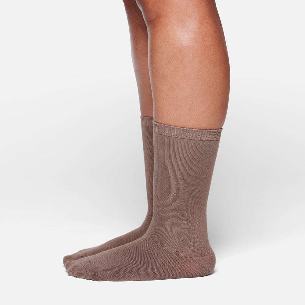 Chaussettes Skims EVERYDAY CREW Marron | 164DIYWUG