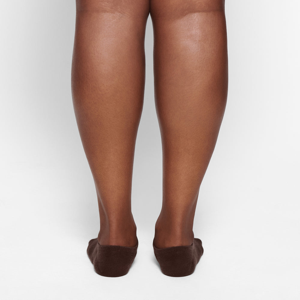 Chaussettes Skims EVERYDAY LOW RIB ANKLE Chocolat | 049ATGRYQ