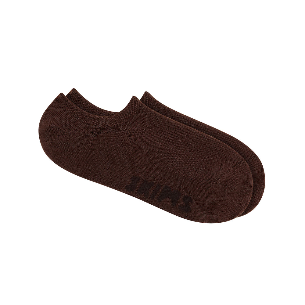 Chaussettes Skims EVERYDAY LOW RIB ANKLE Chocolat | 049ATGRYQ