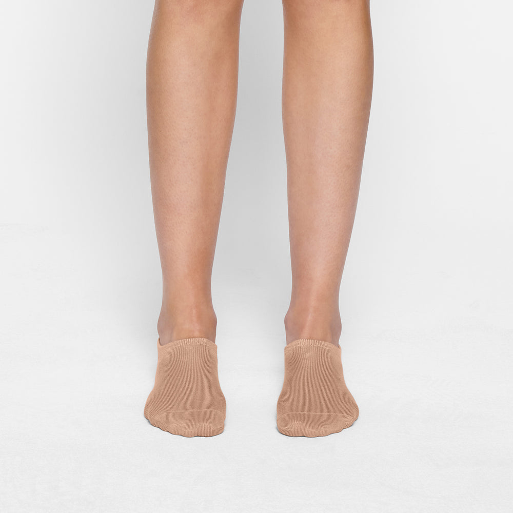 Chaussettes Skims EVERYDAY LOW RIB ANKLE Beige | 152MWEUNQ