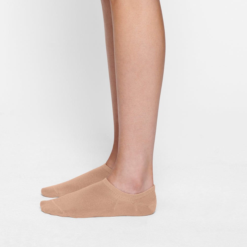 Chaussettes Skims EVERYDAY LOW RIB ANKLE Beige | 152MWEUNQ