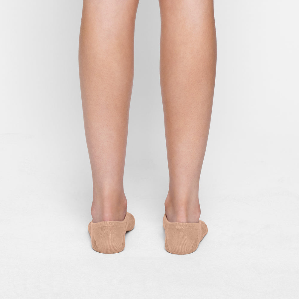 Chaussettes Skims EVERYDAY LOW RIB ANKLE Beige | 152MWEUNQ