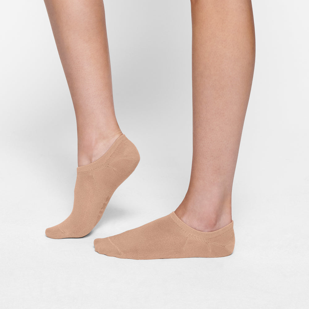Chaussettes Skims EVERYDAY LOW RIB ANKLE Beige | 152MWEUNQ