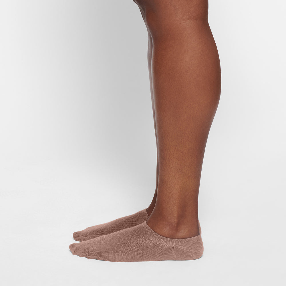Chaussettes Skims EVERYDAY LOW RIB ANKLE Marron | 572NRLHWZ