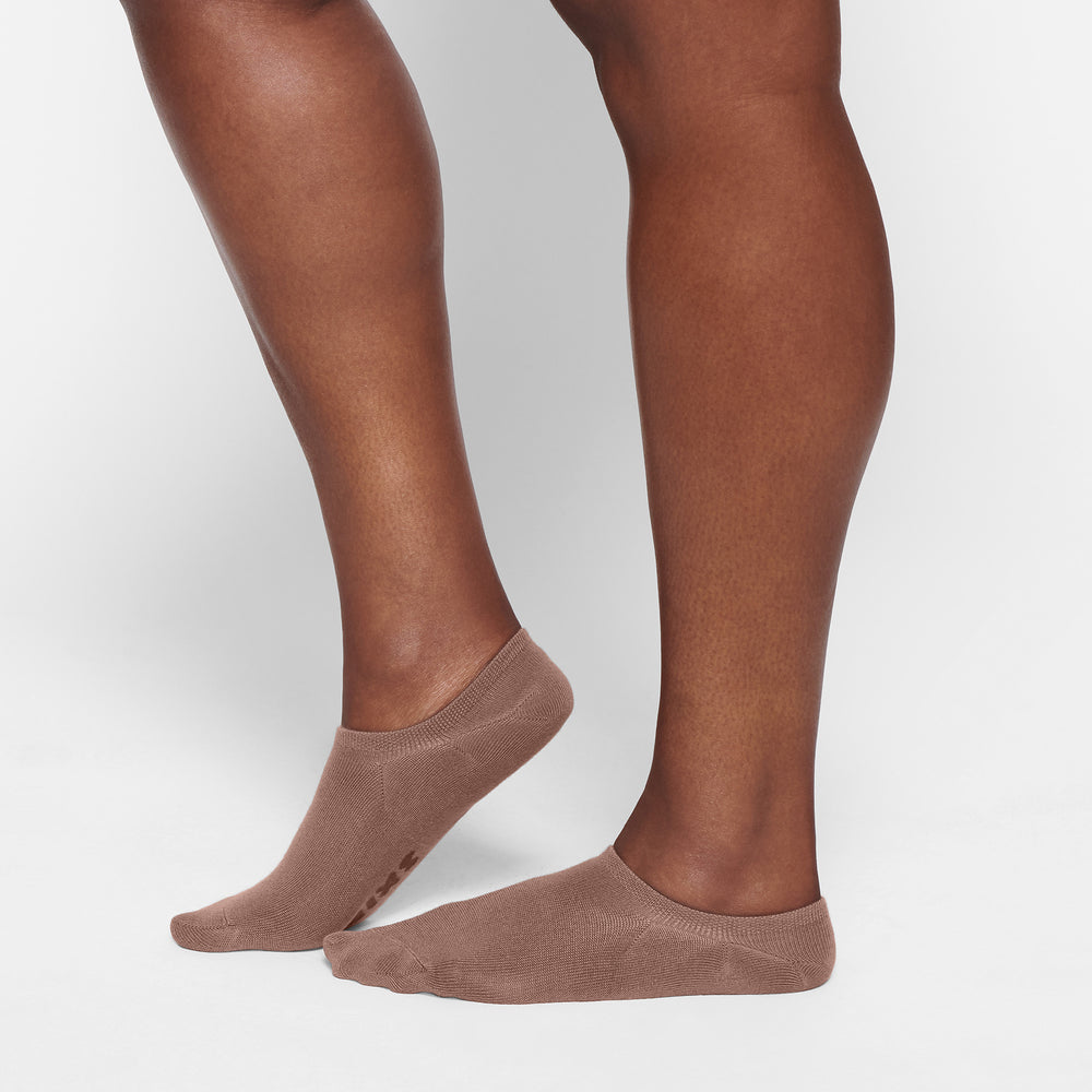 Chaussettes Skims EVERYDAY LOW RIB ANKLE Marron | 572NRLHWZ