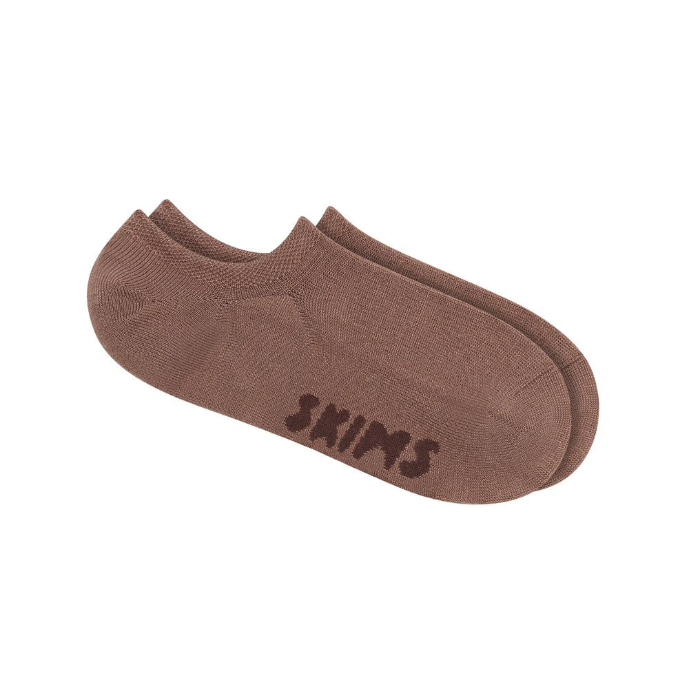 Chaussettes Skims EVERYDAY LOW RIB ANKLE Marron | 572NRLHWZ