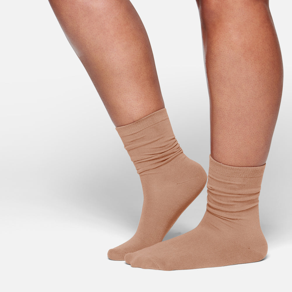 Chaussettes Skims EVERYDAY MID CALF Abricot | 167BQPJAO