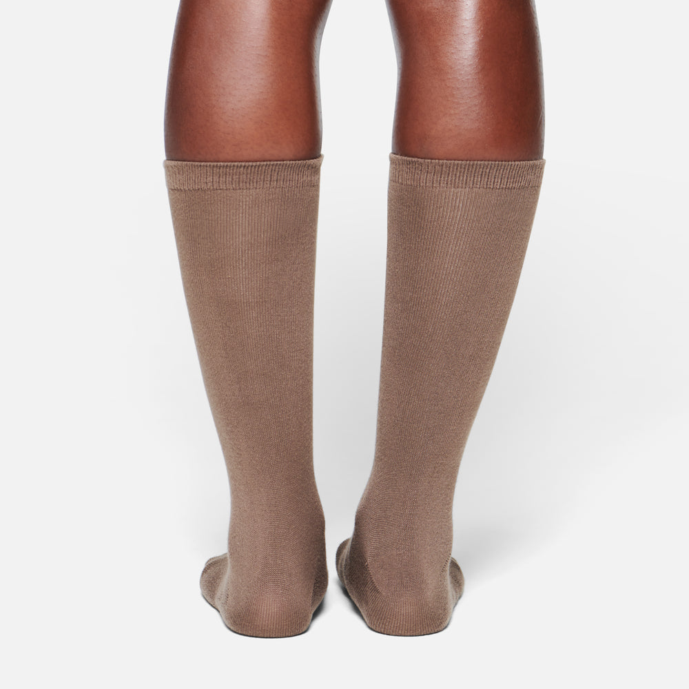 Chaussettes Skims EVERYDAY MID CALF Abricot | 698UVZMKX