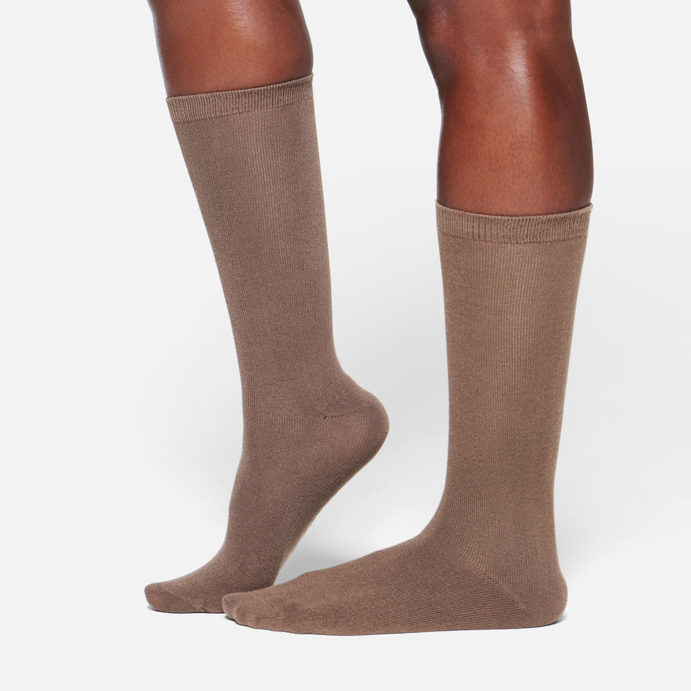 Chaussettes Skims EVERYDAY MID CALF Abricot | 698UVZMKX