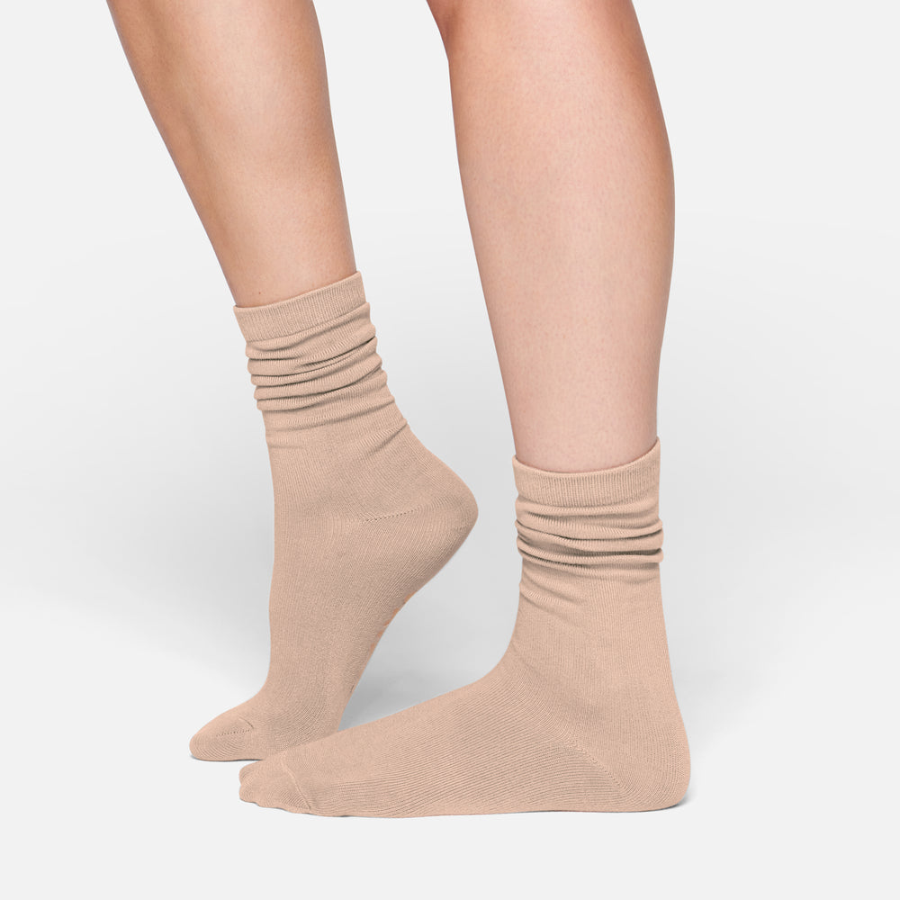 Chaussettes Skims EVERYDAY MID CALF Beige | 837COEDXY