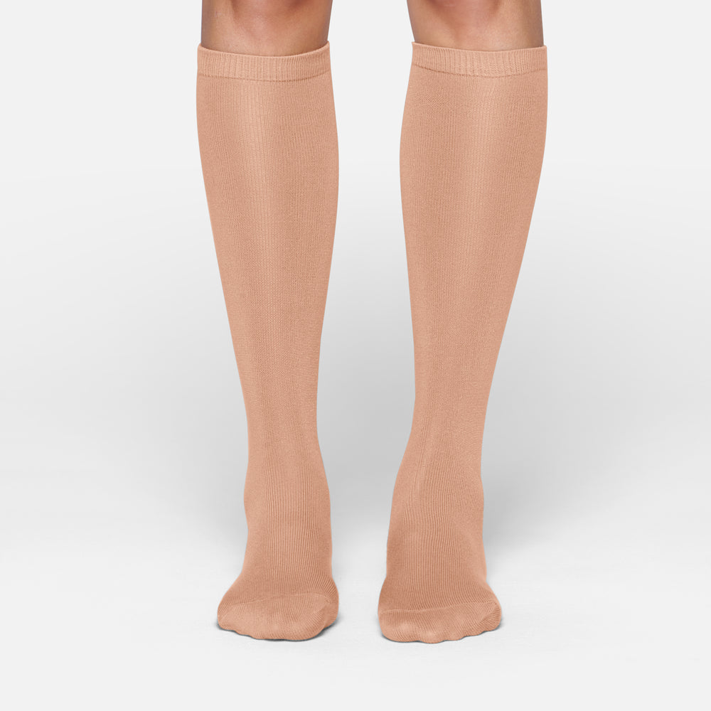 Chaussettes Skims EVERYDAY MID CALF Beige | 931HTDRWZ