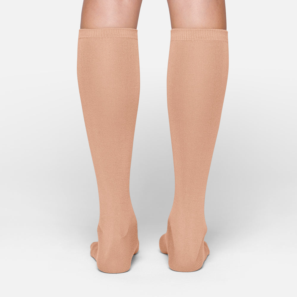 Chaussettes Skims EVERYDAY MID CALF Beige | 931HTDRWZ