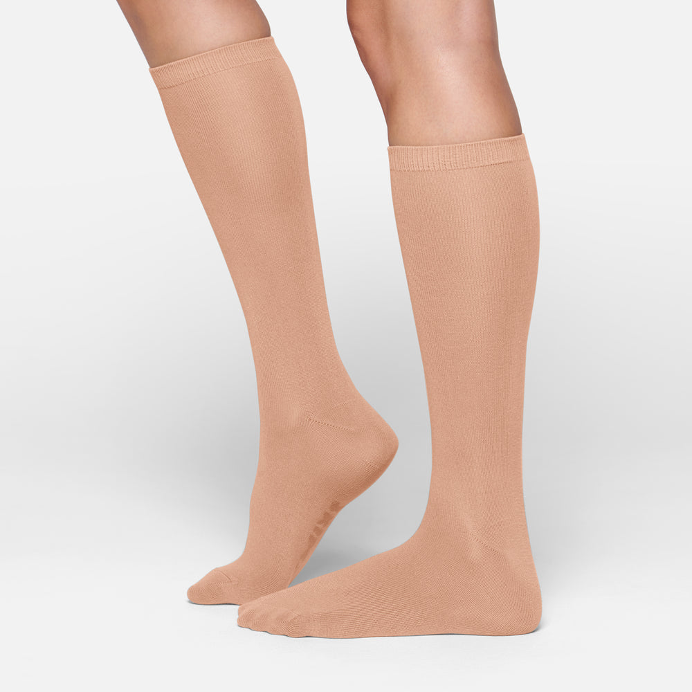 Chaussettes Skims EVERYDAY MID CALF Beige | 931HTDRWZ