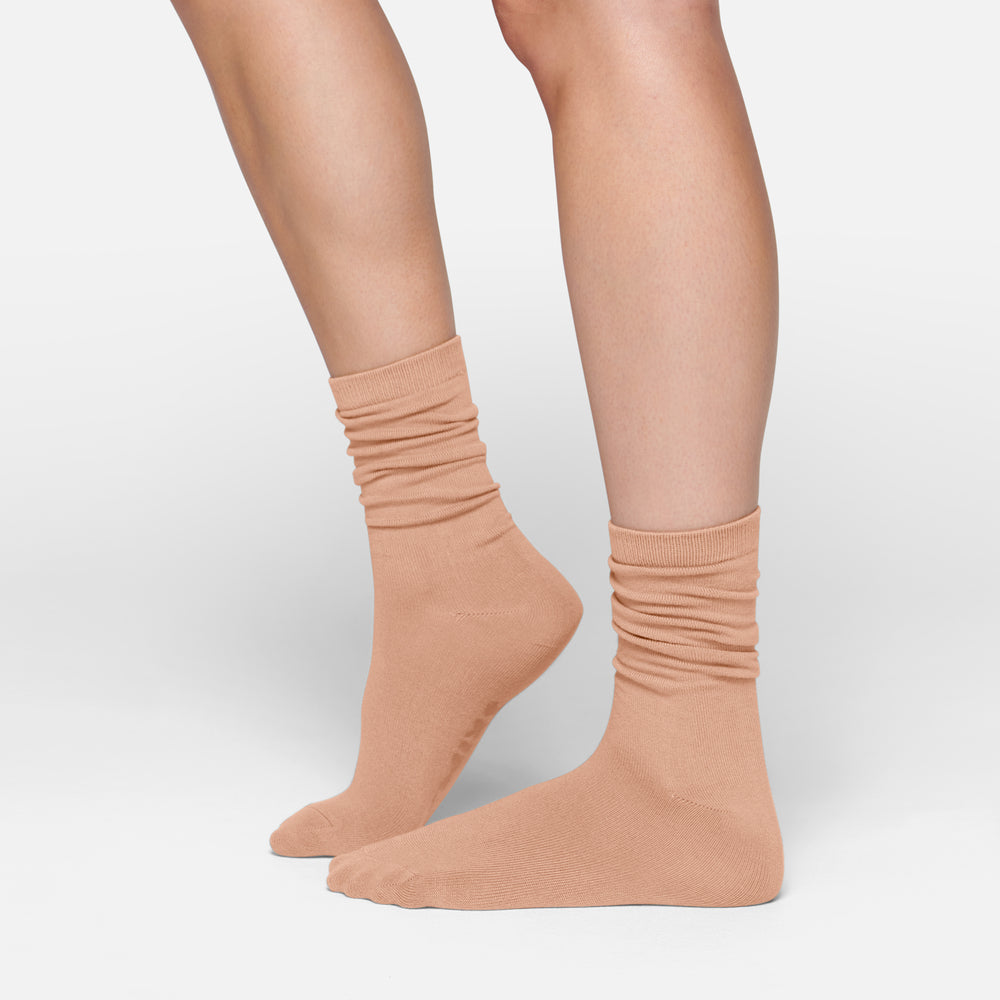 Chaussettes Skims EVERYDAY MID CALF Beige | 931HTDRWZ