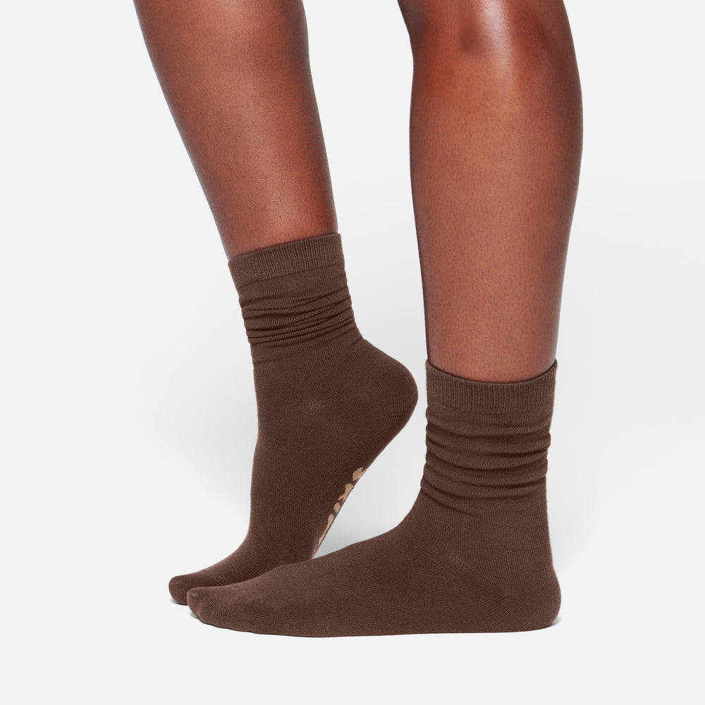 Chaussettes Skims EVERYDAY MID CALF Chocolat | 381RZDKMY