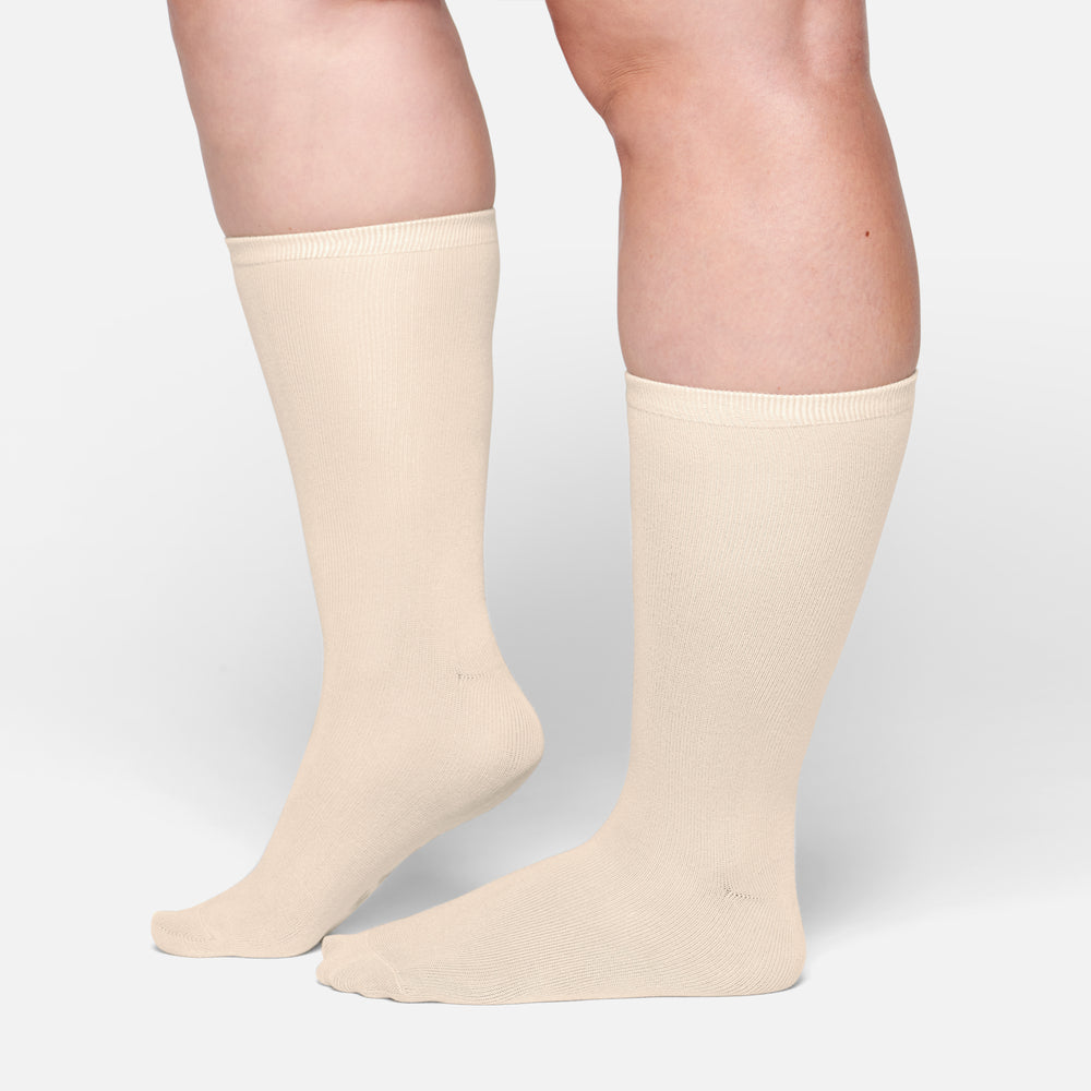 Chaussettes Skims EVERYDAY MID CALF Marron | 409ADHQBC