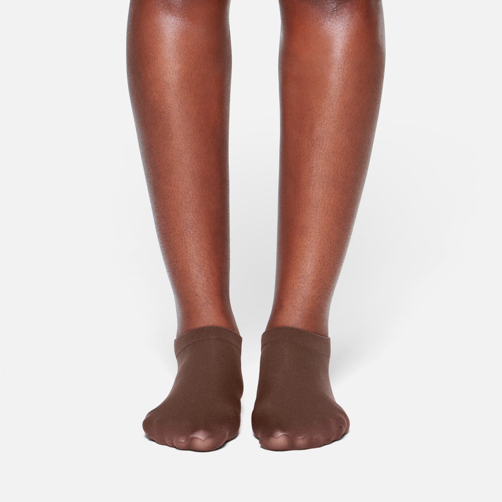 Chaussettes Skims HOSIERY ANKLE Chocolat | 598OBLGDV