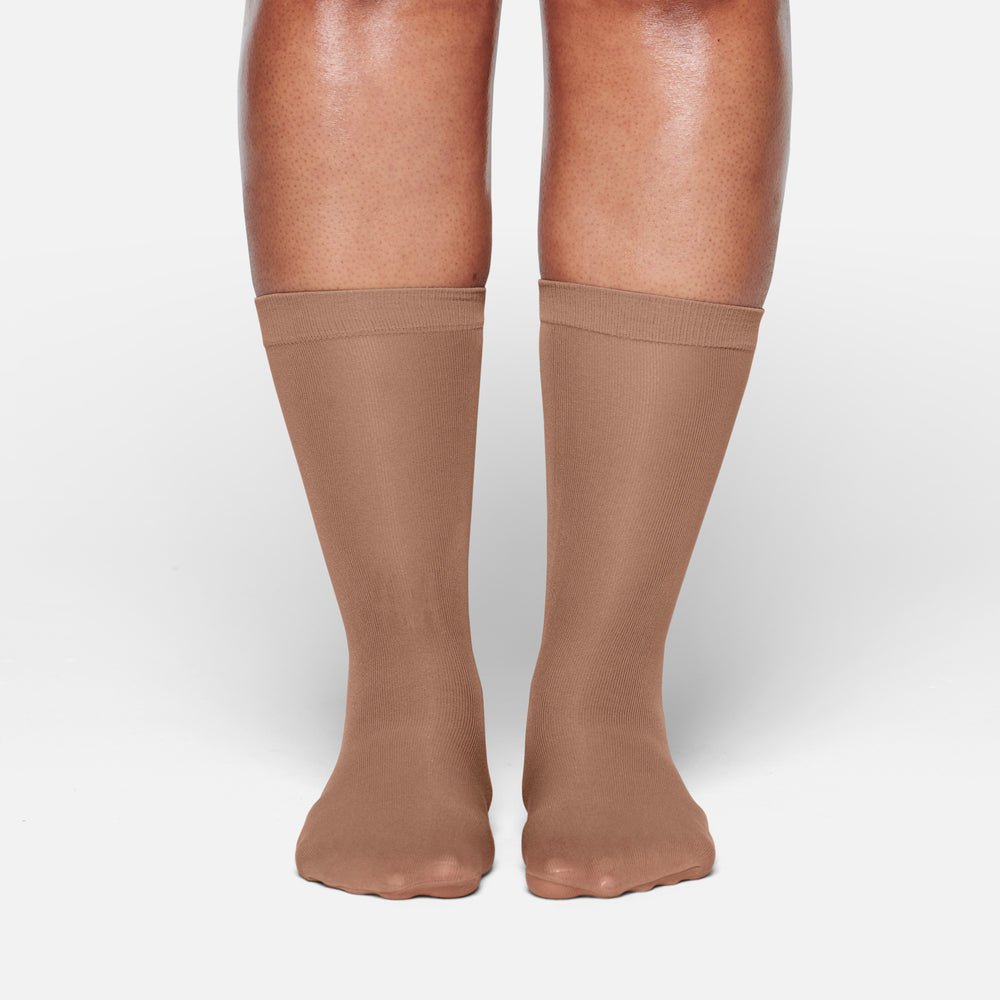 Chaussettes Skims HOSIERY CREW Abricot | 045YFKTPD